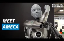 Najbardziej zaawansowany, humanoidealny robot Ameca.