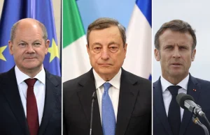 Media: Draghi, Scholz i Macron w drodze do Kijowa