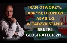 Iran otworzył fabrykę dronów Ababil-2 w Tadżykistanie. Skutki geostrategiczne