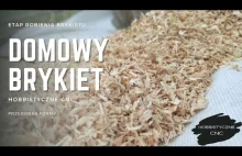 Domowy brykiet. (etap produkcji) #brykiet #domowy #zróbtosam