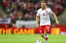 Maciej Rybus wykluczony z reprezentacji Polski w piłce nożnej.