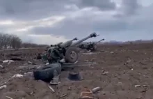 Ukraińska artyleria odpowiada kontr ogniem i niszczy rosyjskie stanowiska.
