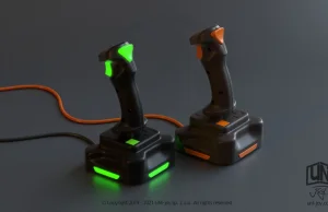 Joystick w stylu retro ale (także) z wtyczką USB