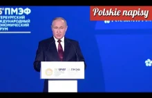 PUTIN Oskarża Zachód o Kryzys Energetyczny i Żywnościowy , NAPISY PL