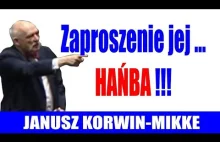 Hańba w Sejmie! Janusz Korwin-Mikke w reakcji na wystąpienie Marty Lempart
