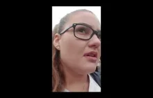 Atak na kobietę przez Policję Dzierżoniów marsz AntyMaseczkowców
