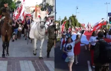 W Warszawie przeszedł prorosyjski marsz prowadzony przez patostreamera na...