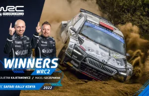 Kajetan Kajetanowicz i Maciej Szczepaniak wygrali Rajd Safarii w kategorii WRC 2