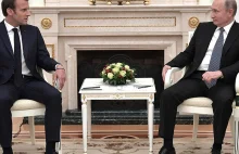 Macron jest na "ty" z Putinem. Wyciekła ich rozmowa o Ukrainie i Zełenskim