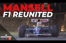Niemal 70-letni Nigel Mansell ponownie za kierownicą FW14B w którym zdobył tytuł