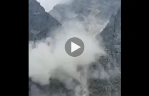 Gigantyczna lawina kamienna w Tatrach! (FILM