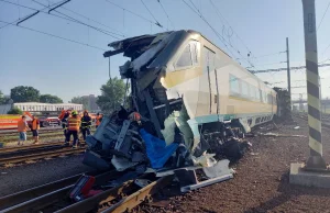 Tragiczny wypadek w Czechach. Pednolino wjechało w lokomotywę ČD Cargo....