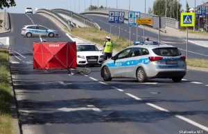 Koszmarny wypadek w Stalowej Woli! Zginął rowerzysta, bo kierowcy ścigali...