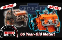 Ciekawy time-lapse renowacji silnika V8 Chevroleta