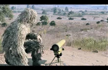 Javelin unicestwia ruskie czołgi przed zachodem słońca