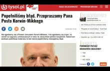 Korwin po raz pierwszy się tłumaczy