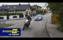 Policyjny pościg ulicami Syryni. Uciekał mężczyzna na motocyklu #radio90