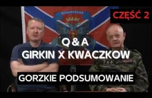 Girkin i Kwaczkow robią Q&A oraz wyciągają wnioski. Debata piwniczna. Część 2/2