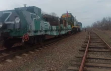 Ukraińscy partyzanci wykoleili rosyjski pociąg pancerny