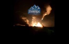 Wybuch ruskiego składu amunicji w miejscowości Snizhne