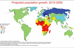 W 2050 populacja krajów trzeciego świata diametralnie się zwiększy