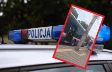 Strajk MZK w Bydgoszczy. Pasażer wypadł z autobusu zastępczego WIDEO
