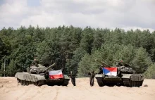 Ukraina pokazuje zmodyfikowane T-72 z Polski i Czech