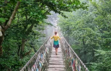 Szklany skywalk w koronach drzew - Stezka Valaška