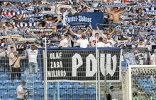 Policja broniła sąd przed atakiem. Kibole Lecha Poznań zabrali głos na stadionie