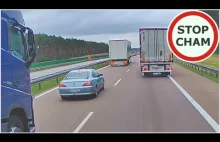 Wyhamował ciężarówkę na A2 - wzięli go w kleszcze