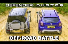 Land Rover Defender vs 4 x tańsza Dacia Duster - test off road