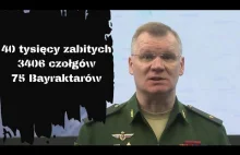 40 tysięcy zabitych,75 Bayraktarów i całe lotnictwo - Rosja chwalą się sukcesami