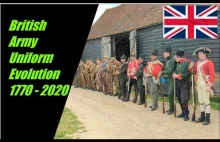 Ewolucja mundurów armii brytyjskiej od 1770 roku do chwili obecnej