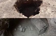 Dziura a w niej... minojski grobowiec sprzed ok. 3400 lat!