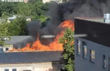 Płonie oddział szpitala wojewódzkiego w Płocku. Ewakuowani są pacjenci...