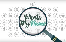 WhatsMyName.app - sprawdź na jakich stronach zarejestrowana jest nazwa konta