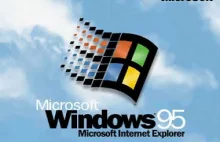 Dźwięki uruchamiania i zamykania Windowsa 95 wraz z odgłosami dysku twardego