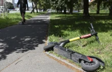 Gdańsk: Holowanie lub mandat za złe parkowanie hulajnóg