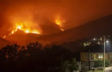 Wielkie pożary w Hiszpanii i Portugalii. Zginął pilot samolotu gaśniczego