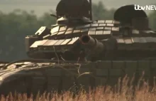 Ex-polskie czołgi w okolicach Słowiańska.