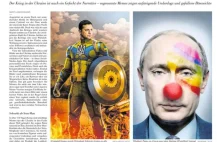 Rosja grozi Szwajcarskiej gazecie za karykaturę Putina