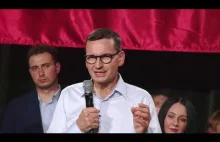 Premier Mateusz Morawiecki odpowiada na pytania w Kędzierzynie-Koźlu