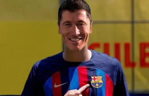 FC Barcelona po raz pierwszy oficjalnie zaprezentowała Lewandowskiego.