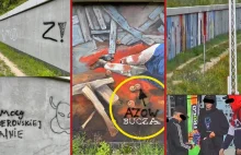 Antywojenne murale znów zdewastowane. Drugi raz w ciągu miesiąca [ZDJĘCIA]
