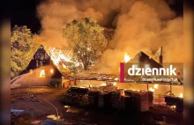Ogromny pożar przy polskiej granicy. Spłonął czeski tartak
