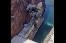 Eksplozja i pożar na zaporze Hoover Dam w Nevadzie