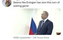 Erdoğan pograł z Putinem w jego ulubioną grę w spóźnianie się na spotkania.