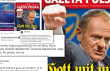 Okładka "Gazety Polskiej" szokuje. Zestawili Tuska z dewizą żołnierzy Wehrmachtu