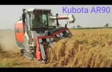Kombajn Kubota AR90, ryżowe żniwa