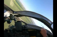Niski przelot Su-24 z perspektywy załogi